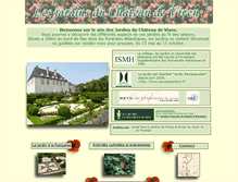 Tablet Screenshot of chateau-de-viven.com